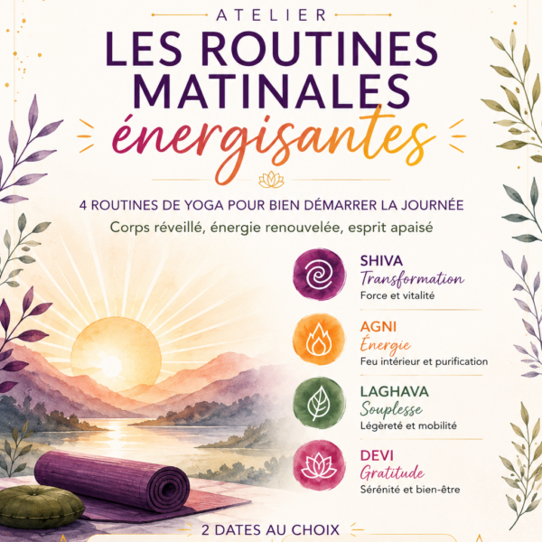 Atelier Yoga à Villeurbanne : Les routines matinales énergisantes